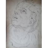 A. LAMBERT after RAPHAEL (XIX). A classical head and shoulder figure study, signed and dated 1808