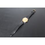 ROLEX GENEVE WRIST WATCH, having champagne dial and baton hour markers, on new replacement strap,