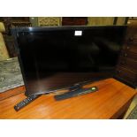 A SAMSUNG 27" TELEVISION WITH REMOTE - HOUSE CLEARANCE