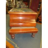 A 19TH CENTURY STEP COMMODE