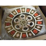 A SET OF FOUR ROYAL CROWN DERBY IMARI 1128 PATTERN DINING PLATES