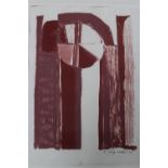 ISLWYN WATKINS. An abstract composition,signed and dated 1965 in pencil lower right, limited edition