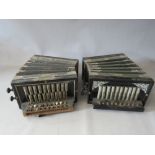 A VINTAGE GERMAN ACCORDION 'MARGUERITE ACCORDION' FOR RESTORATION, retailed by J H Roberts of