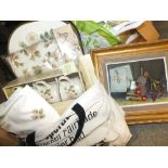 A LARGE QUANTITY OF ASSORTED HOUSEHOLD SUNDRIES TO INCLUDE BOXED LEONARDO COLLECTION EXAMPLES, GLASS