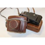 TWO VINTAGE CAMERAS TO INCLUDE A ZEISS IKON EXAMPLE