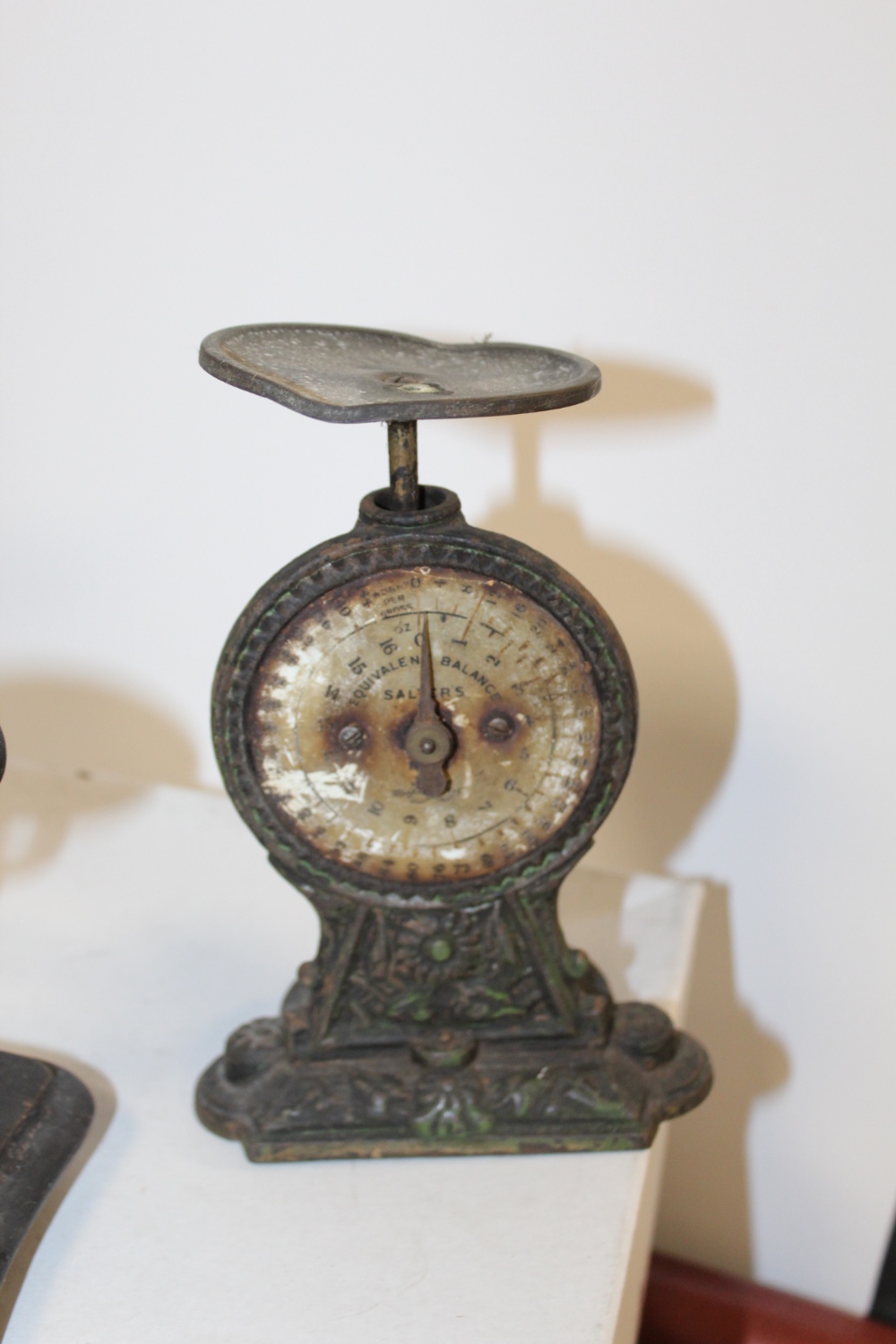 ANTIQUE POSTAL SCALES AND ANOTHER SET OF SCALES - Image 2 of 3