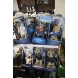 A QUANTITY OF LIMITED EDITION MEERKATS TO INCLUDE OLEG AS OLAF, SUPERMAN, BATMAN ETC