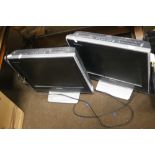 TWO TOSHIBA FLATSCREEN TVS BOTH 16"