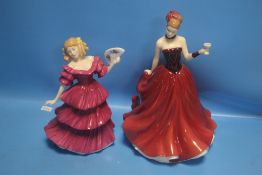 TWO ROYAL DOULTON FIGURINES - 'CONGRATULATIONS' HN5101 AND 'JENNIFER' HN3447(2)