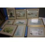 A QUANTITY OF ASSORTED PRINTS TO INCLUDE DAVID ROBERTS EXAMPLES