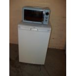 A BEKO UNDER COUNTER FREEZER AND A MICROWAVE