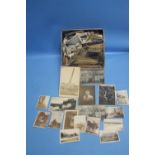 A LARGE TIN OF VINTAGE PHOTOGRAPHS