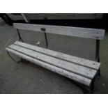 A LORDS CRICKET GROUND BENCH