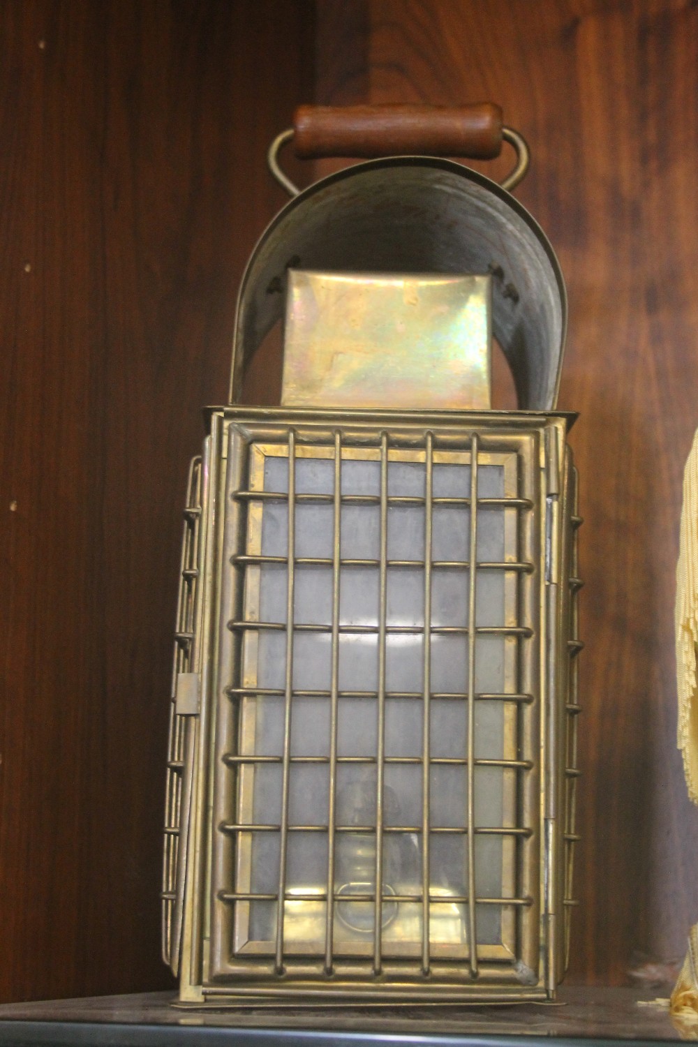 A BRASS LANTERN