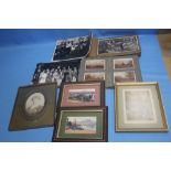 A BOX OF POSTCARDS AND PHOTOGRAPHS, EARLY TO MID 20TH CENTURY, MOSTLY WELSH INTEREST