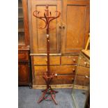 A MODERN BENTWOOD HAT / COAT STAND