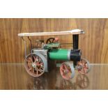 A VINTAGE MAMOD MODEL TE1A STEAM TRACTION ENGINE