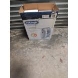 A BOXED DELONGHI OIL FILLED RADIATOR - UNTESTED TOGETHER WITH AN UNBOXED EXAMPLE (2)