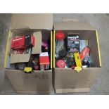 TWO BOXES OF ASSORTED HANDTOOLS AND SUNDRIES