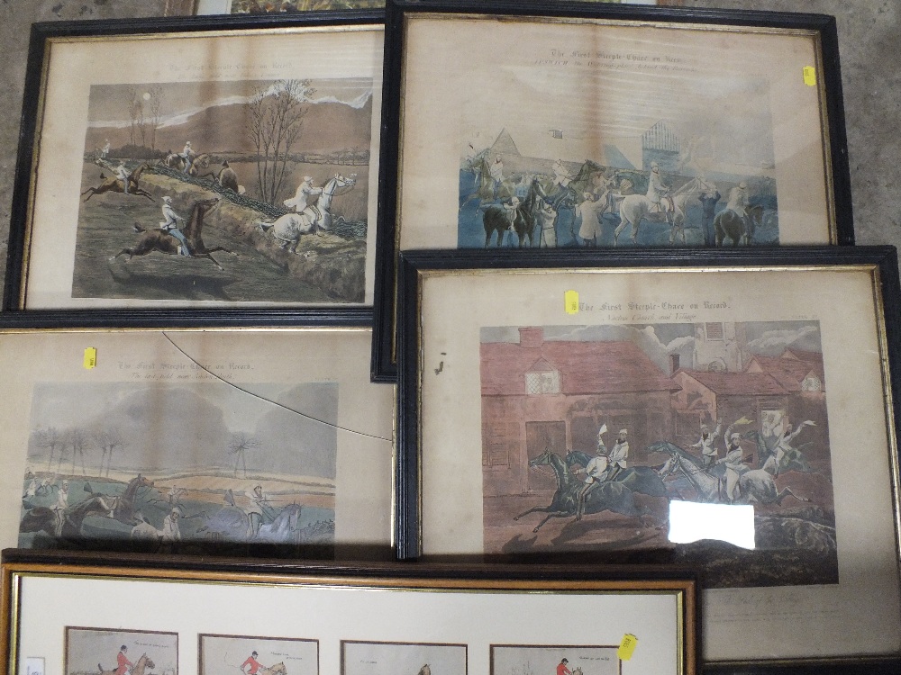 A COLLECTION OF HUNTING SCENE PRINTS - Bild 4 aus 5