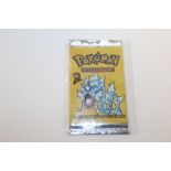 A POKEMON SEALED BASE SET 2 BOOSTER PACK OF 11 POKEMON CARDS