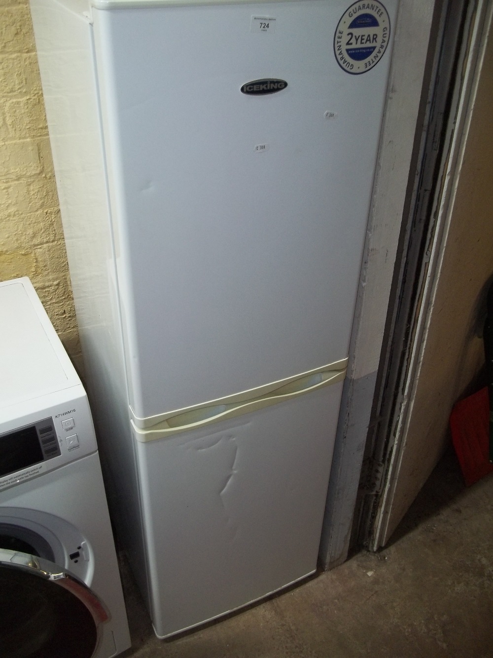 AN ICE KING FRIDGE FREEZER