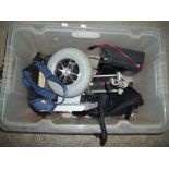 A WHEELCHAIR ACCESSORY AND ADD ON WHEELCHAIR POWERED MOTOR KIT