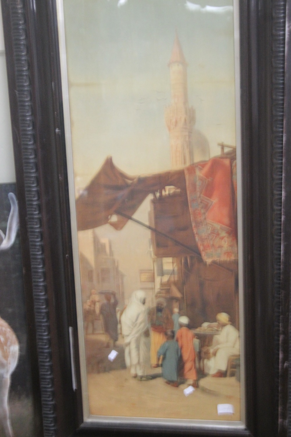 TWO FRAMED PRINTS OF CONTINENTAL SCENES, 126.5 X 63 CM (2) - Image 3 of 3