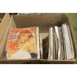 ONE BOX OF APPROX. 60 PENTHOUSE MAGAZINES