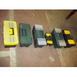 A QUANTITY OF TOOL BOXES AND CONTENTS