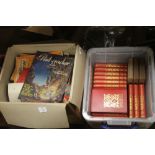 A SET OF 20 "THE WINDSOR SHAKESPEARE BOOKS" TOGETHER WITH A BOX OF SHEET MUSIC