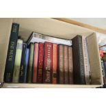 A BOX OF FOLIO SOCIETY BOOKS