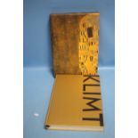 GUSTAV KLIMT BOOK IN SLIPCASE, FOLIO SIZE PUBLISHED BY PRESTEL VERLAG 2007