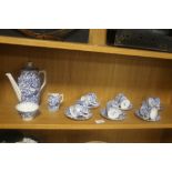 A ROYAL CROWN DERBY COFFEE SET