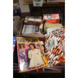 TWO TRAYS OF SUNDRIES TO INCLUDE SCRAPBOOKS OF DONNY OSMOND NEWSPAPER & MAGAZINE CUTTINGS AND POSTE