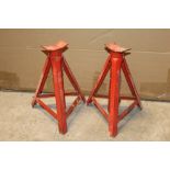 A PAIR OF AXLE STANDS