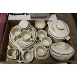 A TRAY OF ROYAL DOULTON HILL TOP CHINA