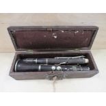 AN EXCELSIOR CLASS BOXED VINTAGE CLARINET BY HAWKES & SON