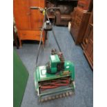 A QUALCAST SUFFOLK PUNCH 435 PETROL LAWN MOWER