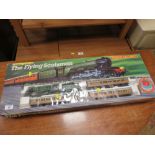 A BOXED HORNBY FLYING SCOTSMAN ELECTRIC TRAIN SET