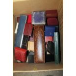 A QUANTITY OF JEWELLERY & WATCH BOXES