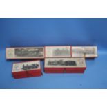 A COLLECTION OF FIVE WILLS FINECAST MODEL TRAIN KITS, to include LMS Royal Scot, Fowler goods etc