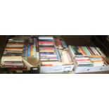 MODERN PAPERBACK NOVELS - three trays of novels including prize winners, best sellers (113)