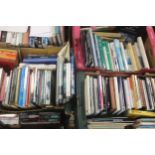 WELSH INTEREST BOOKS - three trays of books and booklets on geography, history, etc. to include