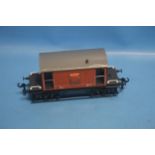 AN 'O' GAUGE BASSETT LOWKE COVERED WAGON