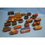 TWENTY PIECES OF ROLLING STOCK AND CARRIAGES, to include Corgi