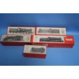 A COLLECTION OF FIVE WILLS FINECAST MODEL TRAIN KITS, to include 9400 Pannier Tank, LMS class