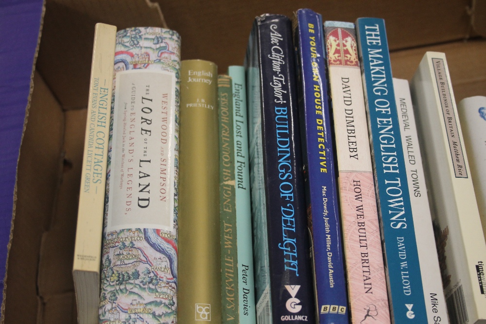 ENGLISH TOPOGRAPHY - a tray of books on English buildings, towns etc. - Image 2 of 3