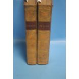 TRACTS' - two leather bound volumes containing various publications including ' Cobbett's Weekly