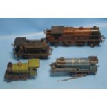 FOUR LOCOMOTIVES OF VARIOUS SIZES, to include Hornby